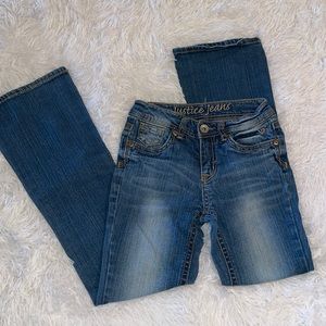 Girls flare jeans size 12 Slim